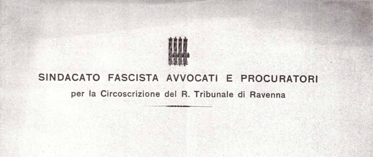 Albo 1939 Avvocati e Procuratori - Circoscrizione di Ravenna
